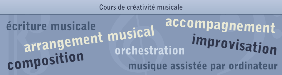 Cours Musique Programmes Créativité